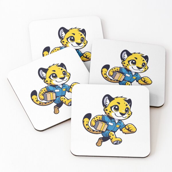 Item preview, Delivery Dash Cheetah - Fast Courier Cheetah Character designed and sold by Akioos.