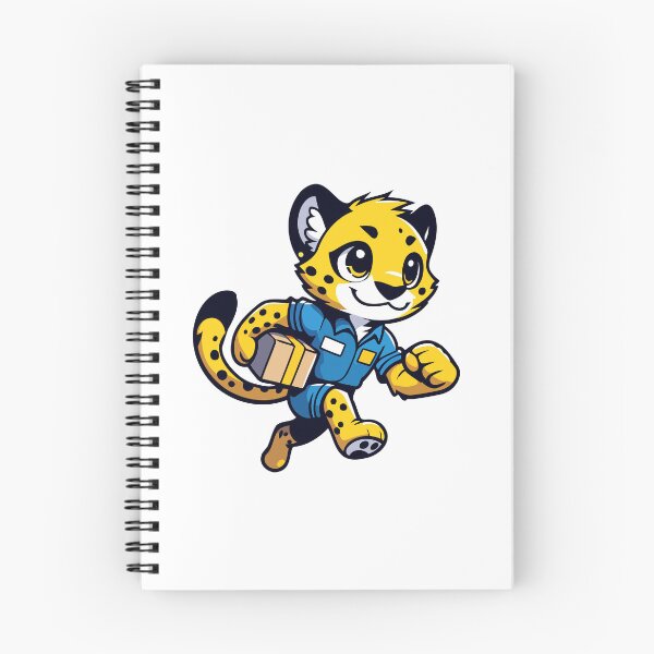 Item preview, Delivery Dash Cheetah - Fast Courier Cheetah Character designed and sold by Akioos.