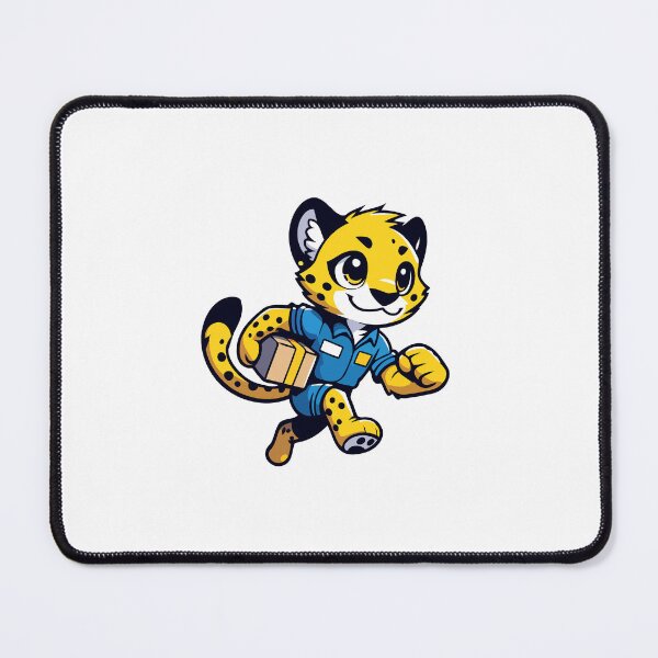 Item preview, Delivery Dash Cheetah - Fast Courier Cheetah Character designed and sold by Akioos.