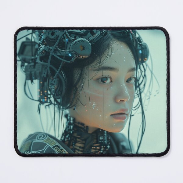 Item preview, Futuristic Interface Portrait designed and sold by palmyst.