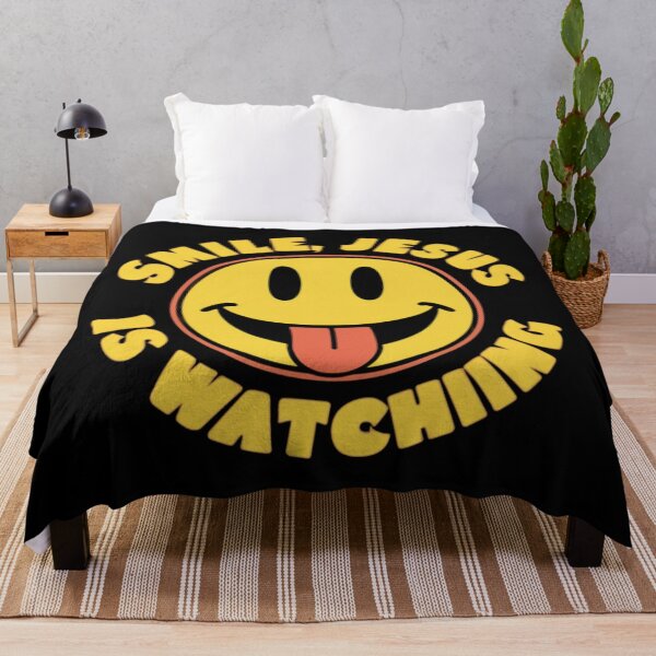 Item preview, smile, Jesus is watching designed and sold by 123ks.