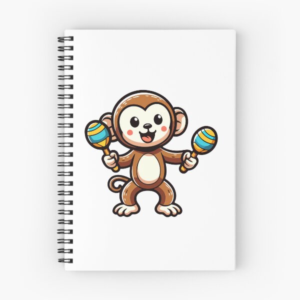 Item preview, Maraca Monkey Magic - Joyful Monkey Playing Maracas designed and sold by Akioos.