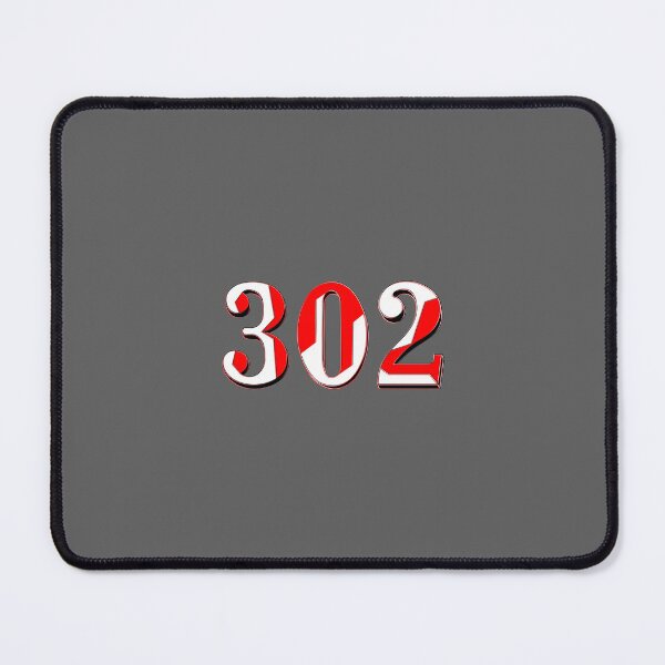 Item preview, number three hundred and two digit 302 order sequence team member age designed and sold by 4rpixs.
