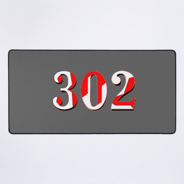 Item preview, number three hundred and two digit 302 order sequence team member age designed and sold by 4rpixs.