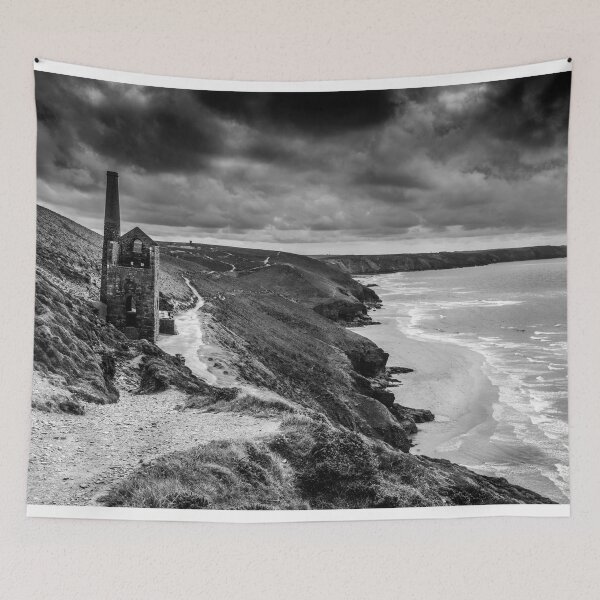 Item preview, Wheal Coates mono Seascape designed and sold by hawkie.