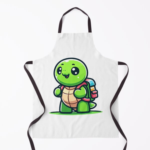 Item preview, Backpack Buddy Turtle - Cheerful Turtle Ready for Adventure designed and sold by Akioos.