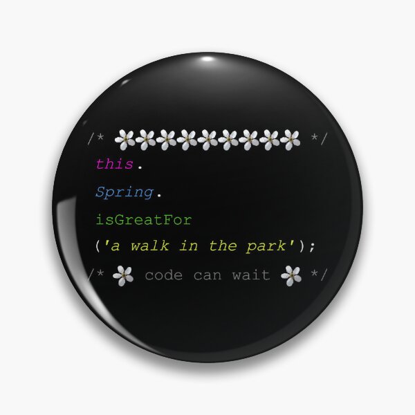Item preview, This spring is great for a walk in the park funny programming work life balance designed and sold by mariya-ivanova.