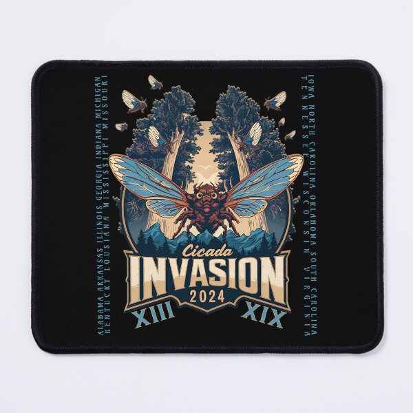 Item preview, VINTAGE RETRO CICADA 2024 2 BROOD XIII XIX designed and sold by justyna-s28.