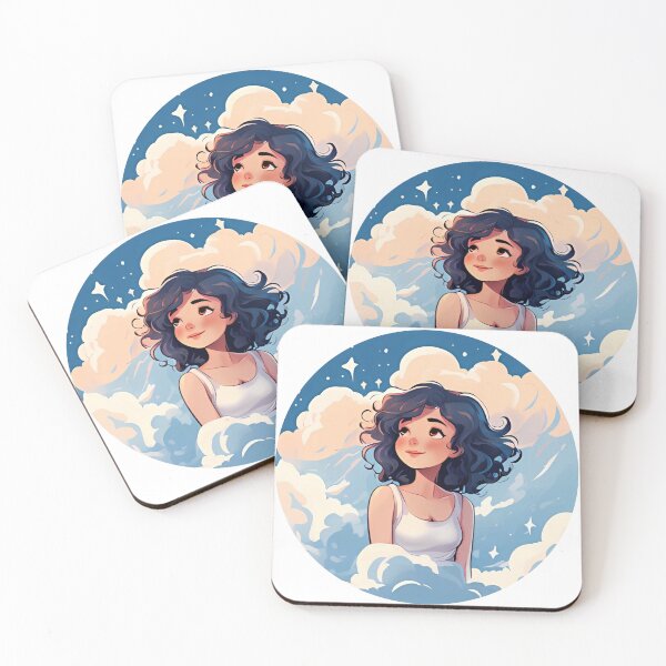 Item preview, Girl among the Clouds designed and sold by Serene Madcap.