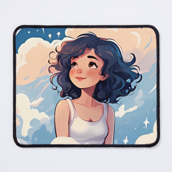 Item preview, Girl among the Clouds designed and sold by Serene Madcap.