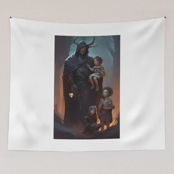 Item preview, Medieval guarding father scene designed and sold by K1ndo.