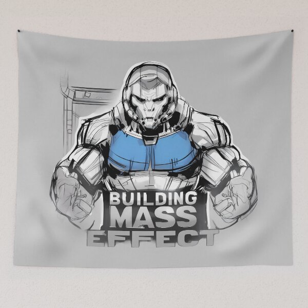Item preview, Galactic Gainz with Garrus designed and sold by @ndrys.