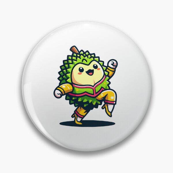 Item preview, Dancing Durian Delight - Energetic Durian Fruit Character designed and sold by Akioos.