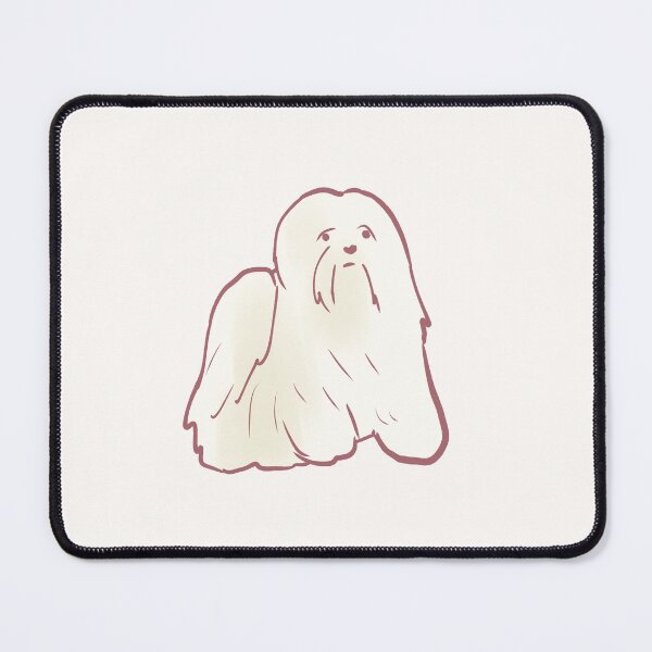 Item preview, Lhasa Apso dog illustration designed and sold by Mayarart.