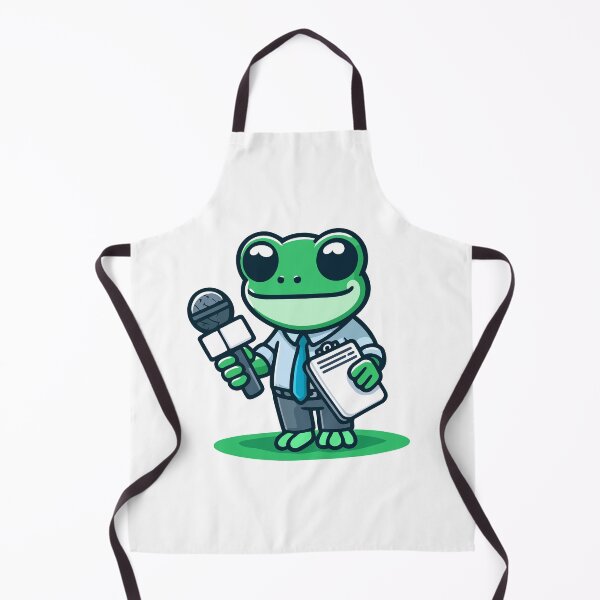 Item preview, News Anchor Frog - Professional Frog Reporter designed and sold by Akioos.