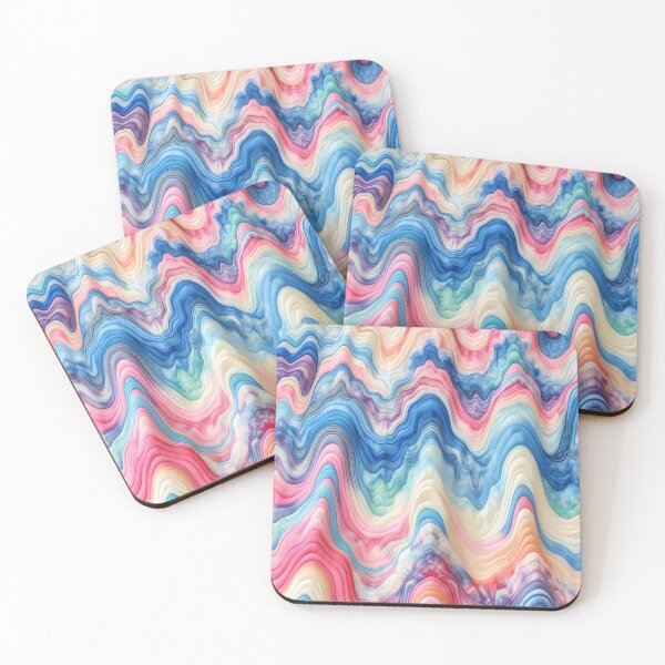 Item preview, Deep Blues, Purples, and Pinks Waves designed and sold by Annabelhut.