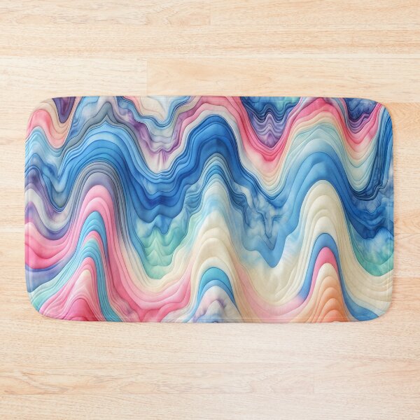 Item preview, Deep Blues, Purples, and Pinks Waves designed and sold by Annabelhut.