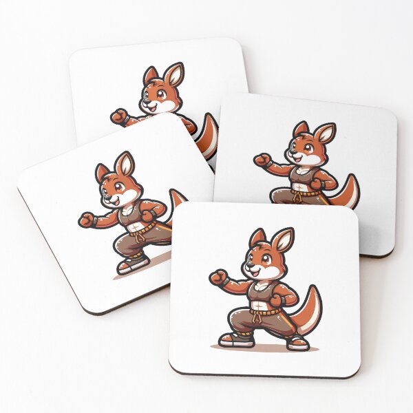 Item preview, Martial Arts Master Kangaroo - Dynamic Kangaroo Fighter designed and sold by Akioos.