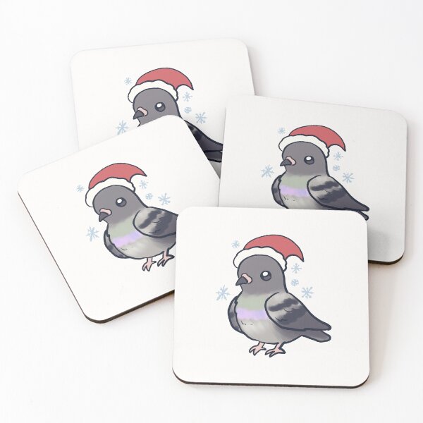 Item preview, Santa hat Pigeon  designed and sold by Mayarart.