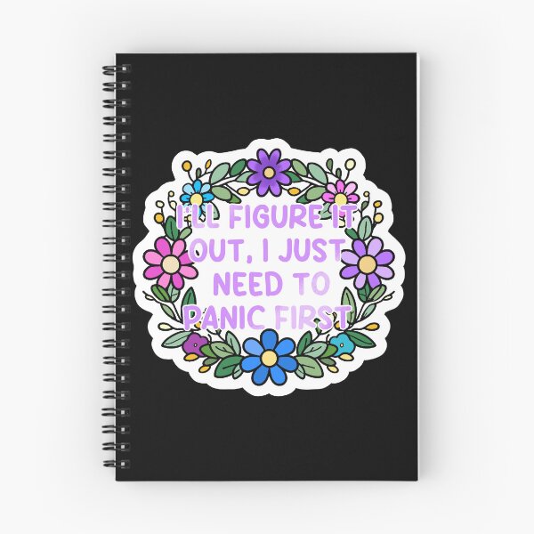 Item preview, I’ll figure it out , I just need to panic first | anxiety | panic attack | mental health  designed and sold by DarbyHunterArt.