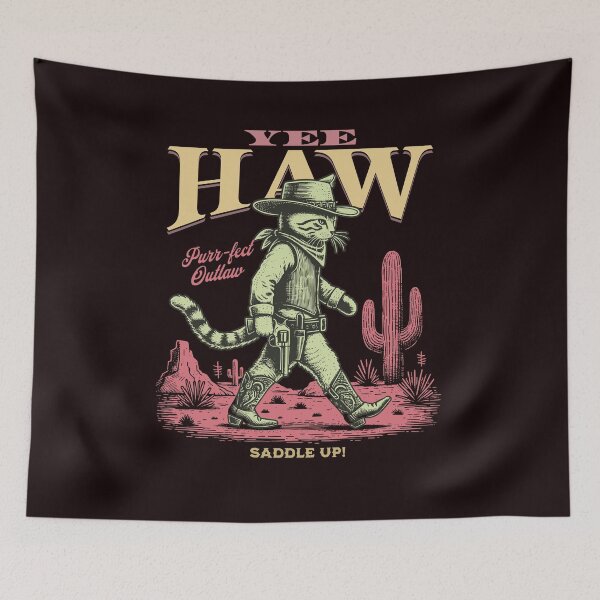 Item preview, Cowboy cat with attitude! designed and sold by PrettyPinkSkies.