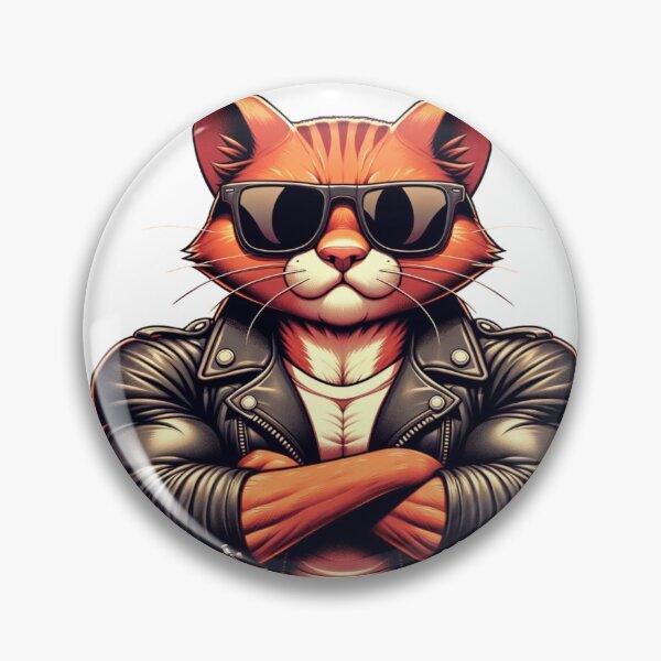 Item preview, Orange Badass Cat designed and sold by derickorense.