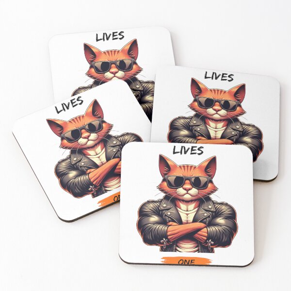 Item preview, Orange Badass Cat designed and sold by derickorense.