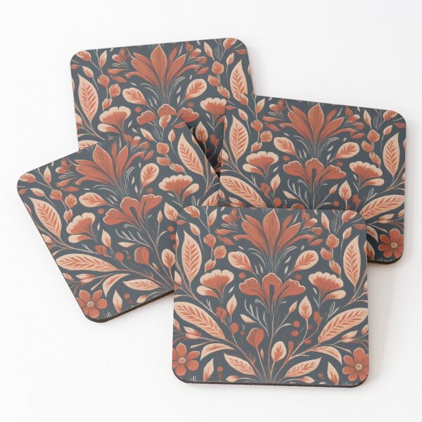 Item preview, Different Red Leaves with Navy Blue  designed and sold by KajalGulgulia.