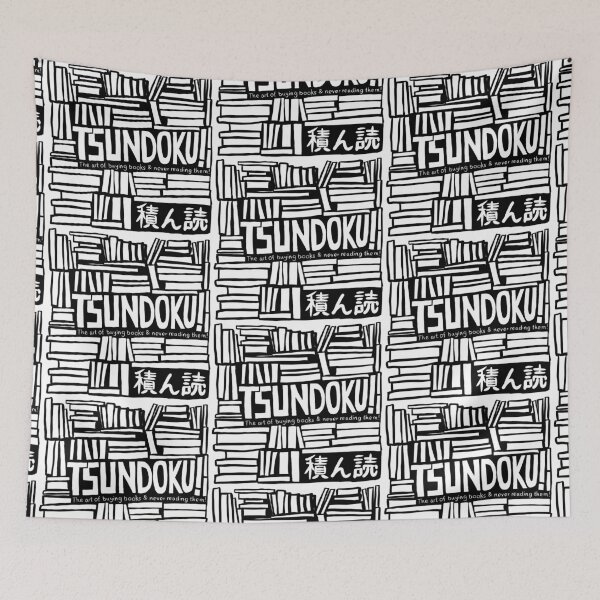 Item preview, Tsundoku - buying books and never reading them designed and sold by louweasely.