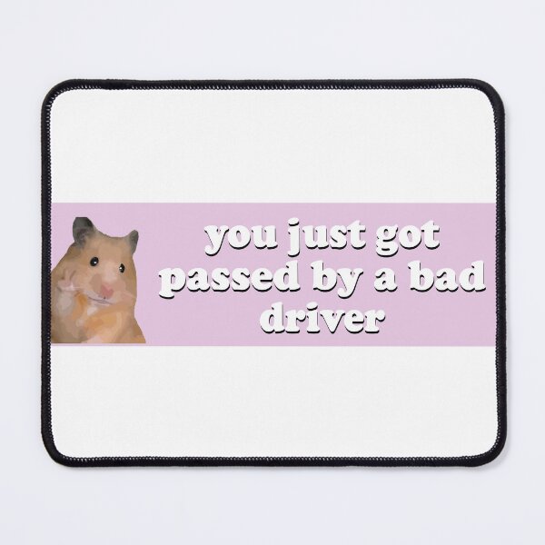 Item preview, You Just Got Passed by a Bad Driver Funny Rat Bumper designed and sold by fanky-bumper.