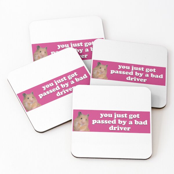 Item preview, You Just Got Passed by a Bad Driver Funny Rat Meme Bumper designed and sold by fanky-bumper.