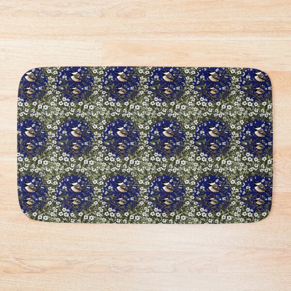 Item preview, Black-capped Chickadee Bird And Massachusetts Mayflowers designed and sold by taiche.