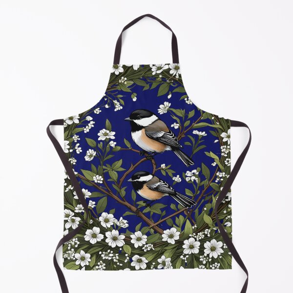 Item preview, Black-capped Chickadee Bird And Massachusetts Mayflowers designed and sold by taiche.