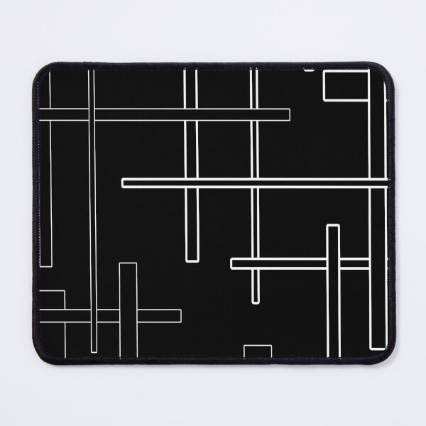 Item preview, Abstract geometric pattern - black and white. designed and sold by K.S ART.