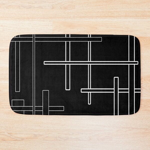 Item preview, Abstract geometric pattern - black and white. designed and sold by K.S ART.