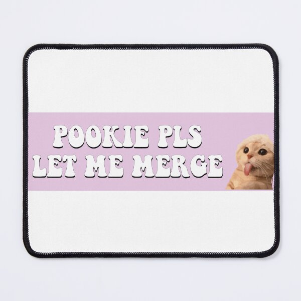 Item preview, Pookie Pls Let Me Merge Funny Cat Meme Bumper designed and sold by fanky-bumper.