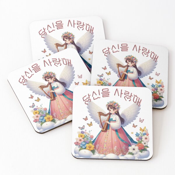 Item preview, Angel in Hanbok(사랑해) designed and sold by lovelybong.