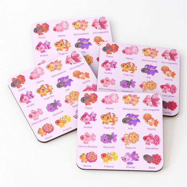 Item preview, Flower goldfish - bright designed and sold by pikaole.