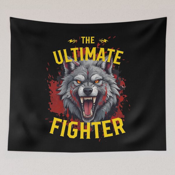 Item preview, Fighting Wolf designed and sold by pUNKnown.