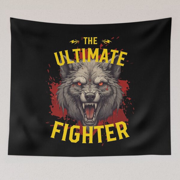 Item preview, Fighting Wolf designed and sold by pUNKnown.