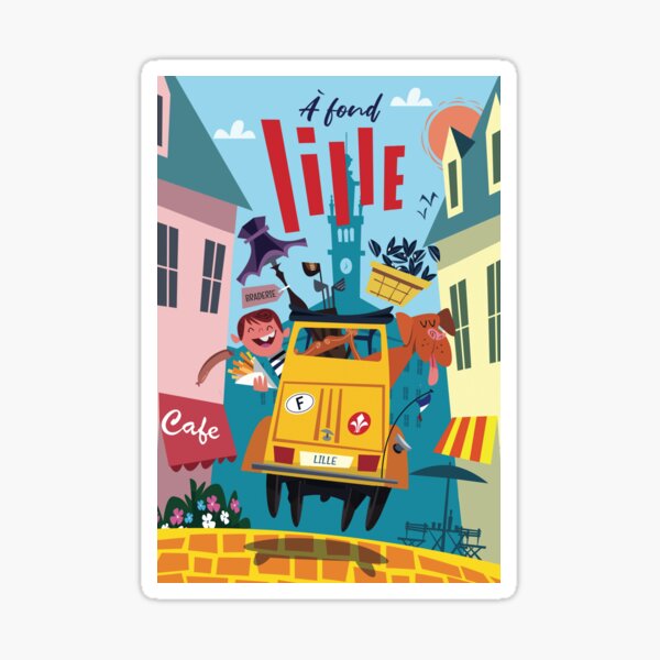 Vista previa del artículo con la obra «Cartel de Lille», diseñado y vendido por GAGodel.