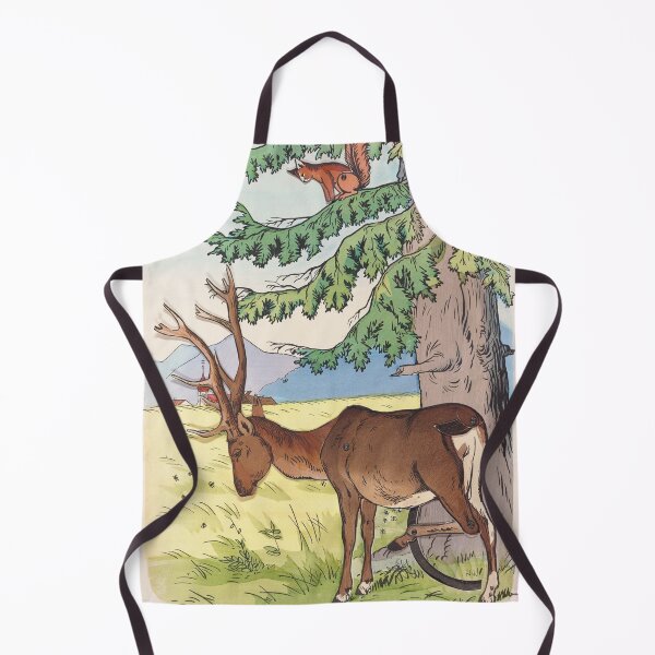Item preview, The deer and the squirrel illustration designed and sold by Lacasadellora.