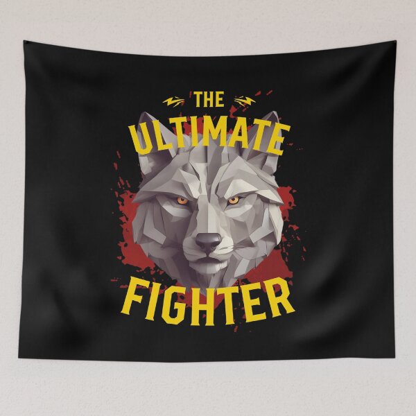 Item preview, Fighting Wolf designed and sold by pUNKnown.