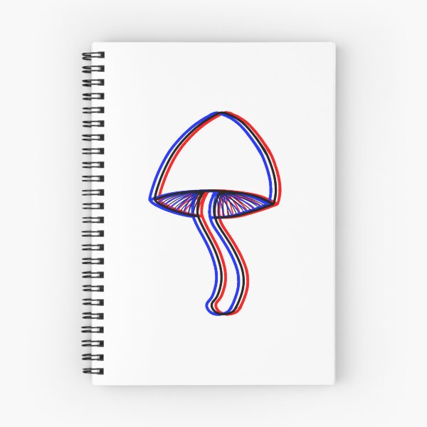 Item preview, Small Anaglyph Mushroom designed and sold by Pandaerable.