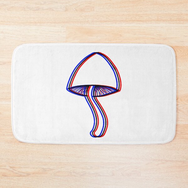 Item preview, Small Anaglyph Mushroom designed and sold by Pandaerable.