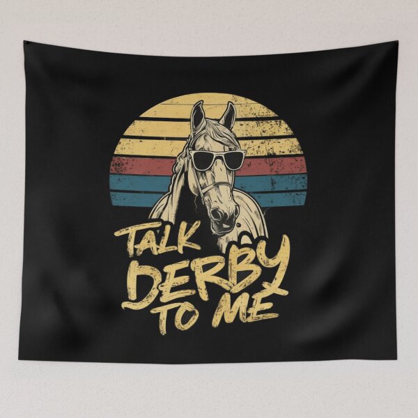 Item preview, Talk Derby to me horse designed and sold by HeadTurningArt.