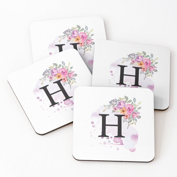 Item preview, Letter H Floral designed and sold by Marianmiranda.