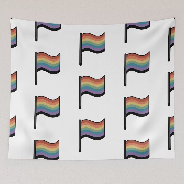 Item preview, Retro Pride Flag designed and sold by Amy Farmer.