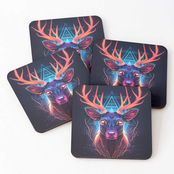Item preview, Stag Neon Art 3 designed and sold by AstroRisq.