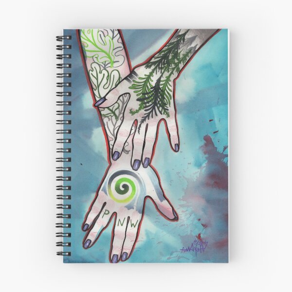 Item preview, pnw tattooed hands designed and sold by resonanteye.